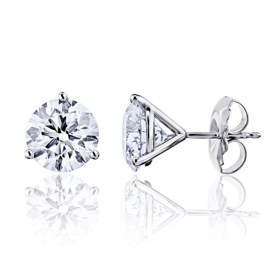 Lab Grown Diamond 'Martini' Stud Earrings